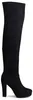 topschuhe24 2274 Damen Velours Overknee Stiefel , Produktbild-Vorschau 5
