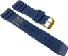 Silikon Sport Ersatzband Uhrenarmband Silikon Band Blau Produktbild-Vorschau 1