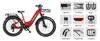 26-palcové elektrické bicykel s GPS, 90 Nm, pre dámy aj Náhľad obrázku produktu 5
