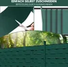 SWANEW 50m Sichtschutzfolie Gartenfreude Folie PVC Zaun Produktbild-Vorschau 5