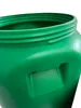 A close-up view of the top opening and a handle of a green plastic barrel. Produktbild-Vorschau