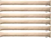 Multiple beige fabric draft stoppers laid out horizontally against a white background. Produktbild-Vorschau