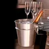 Cheqo nerezový chladicí/ledový kbelík na šampaňské s Náhled obrázku produktu 3