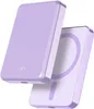 PB MagSafe 5000mAh Mini Magnet USB C 15W Violet Voir les images du produit 1