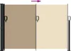 vidaXL Seitenmarkise Ausziehbar Beige 140x500 cm Produktbild-Vorschau 5