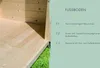 Gartenhaus Holz 38mm Blockbohlenhaus Gerätehaus North Produktbild-Vorschau 9
