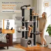PAWZ Road Kratzbaum Grosse Katzen stabil mit 11cm Stämme, Produktbild-Vorschau 5