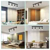 ZMH LED plafondlamp, 4 lichtpunten, zwart. Plafondlamp met Productafbeelding-voorbeeld 9