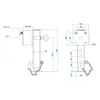 Supporto di sostegno 60x60 mm girevole TL60 D85 SW19 Anteprima dell’immagine prodotto 8