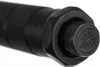 A close-up of the end of a black tool, likely a torque wrench, showing a knurled knob with 'LOCK' and 'UNLOCK' text. Voir les images du produit