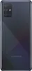 The back of a black Samsung Galaxy A71 smartphone. Podgląd zdjęcia produktu