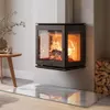 Glasbodenplatte für 120x60 cm – Kaminofen – Kaminplatte Produktbild-Vorschau 4
