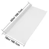 A transparent PVC sheet unrolled on a white background, with dimensions indicated by text overlays. Náhled obrázku produktu