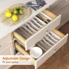 1St Besteck-Schubladen-Organizer erweiterbares Produktbild-Vorschau 3
