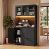 BEALIFE Geschirrschrank AP121 100x40x180 cm | Produktbild-Vorschau 1