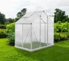 Westmann Aluminium Gewächshaus Flora 64 Silber 132x190x201 Produktbild-Vorschau 3