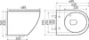 Domotechnika | Wc-set 3in1 - Toilettenschüssel Produktbild-Vorschau 8