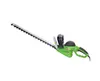 A green electric hedge trimmer is shown against a white background. Produktbild-Vorschau