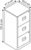 BISLEY Hängeregistraturschrank Maße: 41,3 x 101,5 x 40 cm Produktbild-Vorschau 9