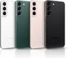Four Samsung Galaxy S22 smartphones in different colors are lined up. Voir les images du produit