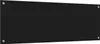 vidaXL Küchenrückwand Schwarz 120 x 40 cm Gehärtetes Glas Produktbild-Vorschau 3