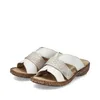 Rieker Ciabatta da donna Bianco/Oro Anteprima dell’immagine prodotto 18