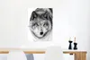 MuchoWow® Poster Wolf mit verschneitem Kopf in schwarz-weiß Produktbild-Vorschau 5