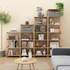 Bücherregal Vicco Novaro Bambus 48.3 x 166.5 cm mit 7 Produktbild-Vorschau 7