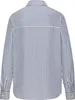 VIVANCE Hemdbluse aus bügelfreier Strukturware creme-blau Produktbild-Vorschau 2