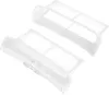 Two white filters for a washing machine or dryer are shown against a white background. Produktbild-Vorschau