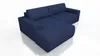 Ecksofa TOTI mit Schlaffunktion. Farbe: Kobalt 80. Produktbild-Vorschau 8