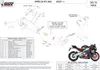Marmitta completa Steel nera MIVV Delta race per APRILIA rs Anteprima dell’immagine prodotto 9