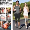 CAMBIVO 2 Pezzi Tutore Ginocchio con Stabilizzatori Anteprima dell’immagine prodotto 3