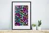 MuchoWow® Gerahmtes Poster Tiermuster - Panther - Farbe Produktbild-Vorschau 4