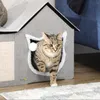 PawHut Katzenhöhle, Katzenhaus mit Kratzfläche, Produktbild-Vorschau 7