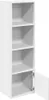vidaXL Regał biały 31x24x102 cm Materiał drewnopochodny Podgląd zdjęcia produktu 4