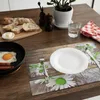 Tovagliette 6 pezzi margherite bianche su legno plastica Anteprima dell’immagine prodotto 6