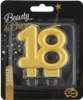18. Bougie d'anniversaire nombre d'or Voir les images du produit 3