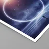Poster - Poster ohne Rahmen - Fantasie Ring Kosmos - 40x40 Produktbild-Vorschau 2