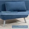HOMCOM Schlafsessel 3-in-1 klappbar Schlafsofa mit Produktbild-Vorschau 7