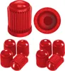 Schrader Ventilkappen; 10er Set; Farbe: Rot Produktbild-Vorschau 1