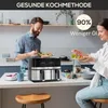 HOMCOM Heißluftfritteuse 8,5L Fritteuse mit Doppelkammer 8 Produktbild-Vorschau 6