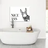 MuchoWow® - Leinwandbilder - Zitat - Esel - Tiere - Netter Produktbild-Vorschau 4