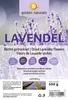 A product label for dried lavender flowers. Produktbild-Vorschau