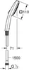 Rose de douche Grohe Plastique Voir les images du produit 3