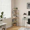 Eckregal stehend mit 5 Ebenen,Bücherregal,Mehrzweckregal Produktbild-Vorschau 2