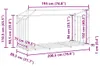 vidaXL Houtopslag met afdekking, 200,5 x 80,5 x 110,5 cm Productafbeelding-voorbeeld 8