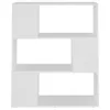 vidaXL Knihovna Room Divider White 80x24x94 cm Dřevěný Náhled obrázku produktu 5