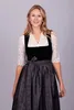 Edelnice Midi Dirndl Evi Samt Schwarz 48 Produktbild-Vorschau 5