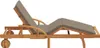 vidaXL Sonnenliege Taupe 200 x 67 x 84 cm Massivholz Akazie Produktbild-Vorschau 5